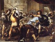 Perseus Turning Phineas and his followers to stone  Luca  Giordano